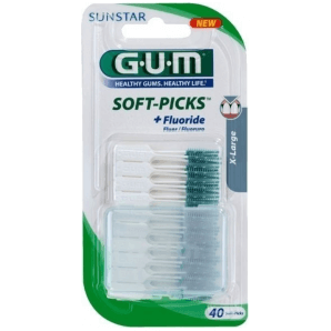SUNSTAR Gum brosses Originales Soft Picks XLarge (40 pièces)