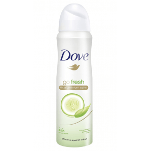 Dove Go Fresh 0% spray déodorant parfum de thé vert et concombre (150 ml)