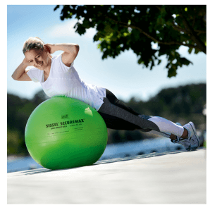 Ballon de gymnastique Sissel Securemax 45 cm (citron vert, vert)