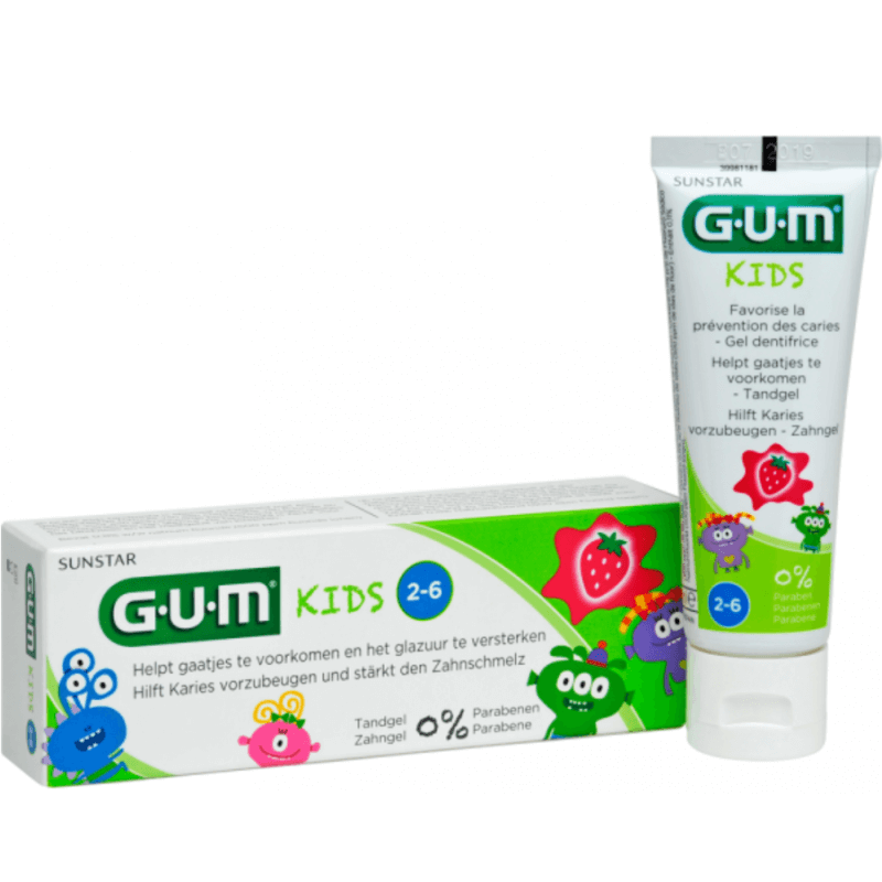 SUNSTAR Gum Kids le Dentifrice Fraise (50 ml)