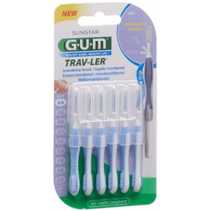 SUNSTAR Gum Proxabrush TravLer 0.6mm Interdentalbürsten (6 Stk)