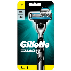 Gillette Mach3 Razor with 2 Blades (1 piece)
