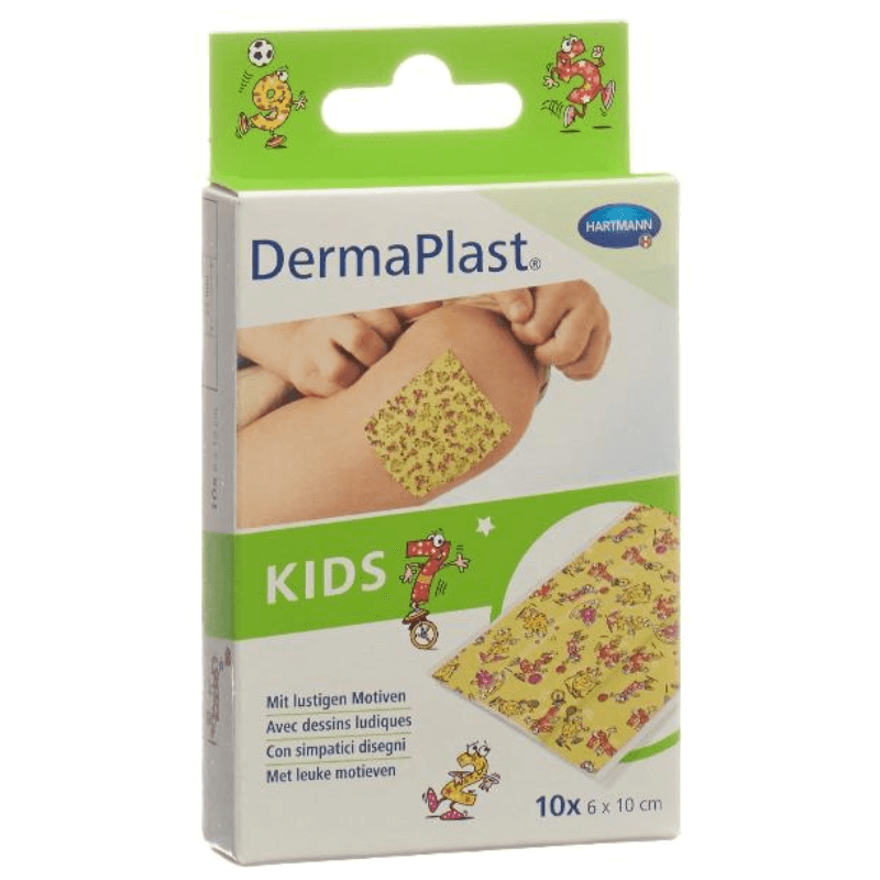 DermaPlast Kids Plasters 6x10cm (10 pcs)