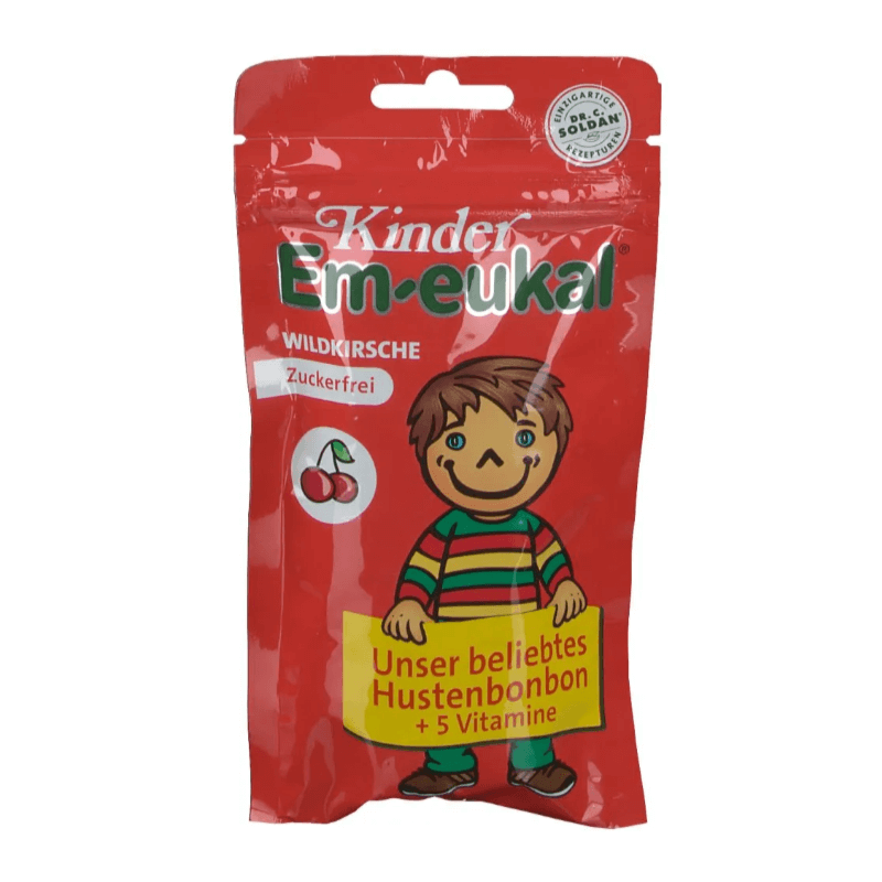 Emeukal Kids Drops Cherry Sugarfree (75g)