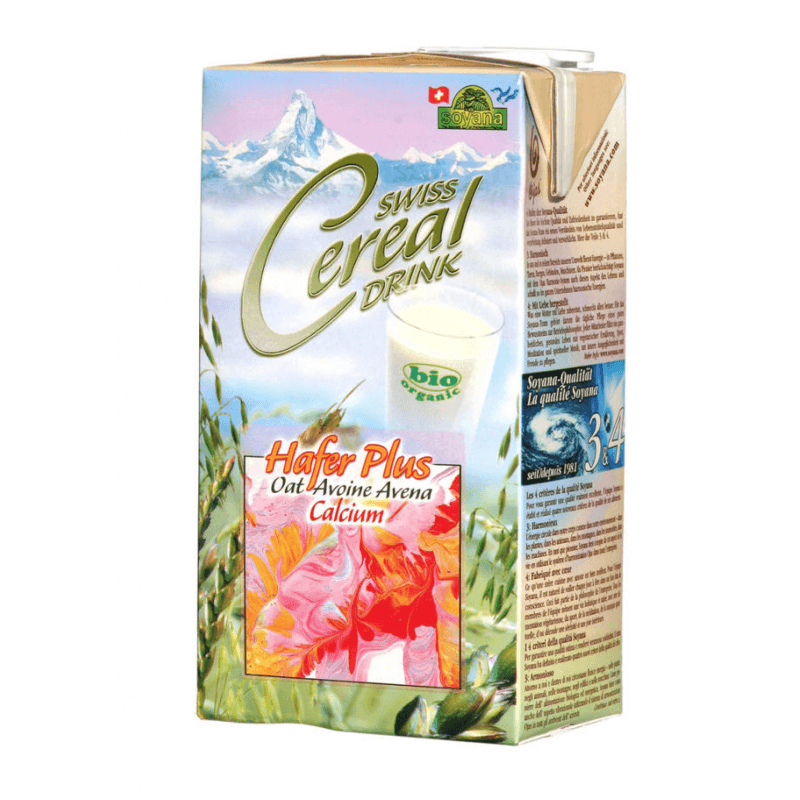 soyana Swiss Cereal Drink Oat Plus Calcium Bio sans gluten (1lt)
