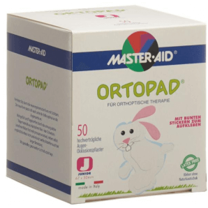 ORTOPAD Happy Occlusion Plaster Junior Skin 67x50 mm (50 pièces)