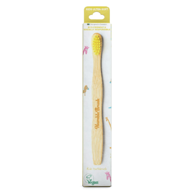 Humble Brush Bamboo Toothbrush for Children Yellow (1 pc)