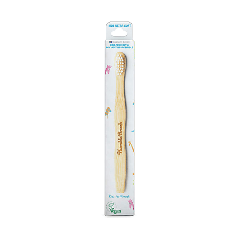 Humble Brush Bambus Zahnbürste für Kinder Weiß (1 Stk)