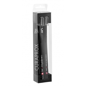 Curaprox Black is White toothbrush black (2 pieces)