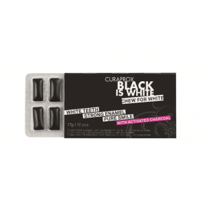 Curaprox Black is White Kaugummi Blister Display (12x12 Stk)