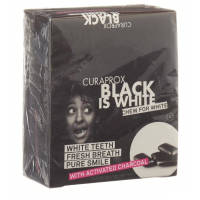 Curaprox Black is White chewing-gum blister display (12x12 pièces)