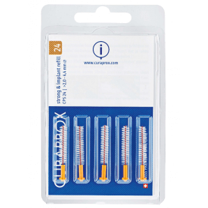 Curaprox CPS 24 Strong & Implant Interdental Brush orange (5 pieces)