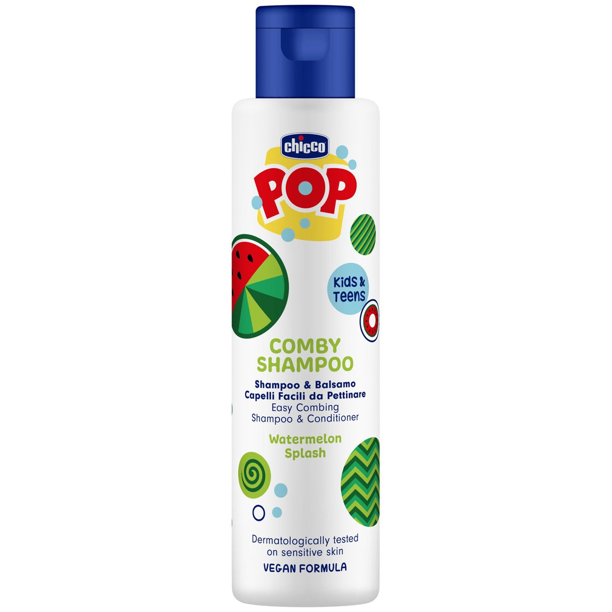 Chicco Pop Comby Shampoo and Conditioner Watermelon (250ml)
