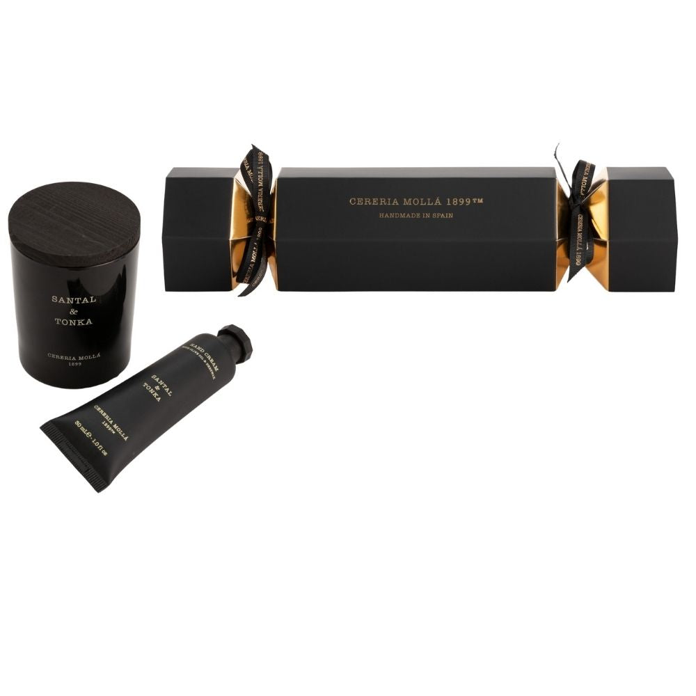 Gift Set Cracker Santal & Tonka 70g Candle & 30ml Hand Cream (1 pc)