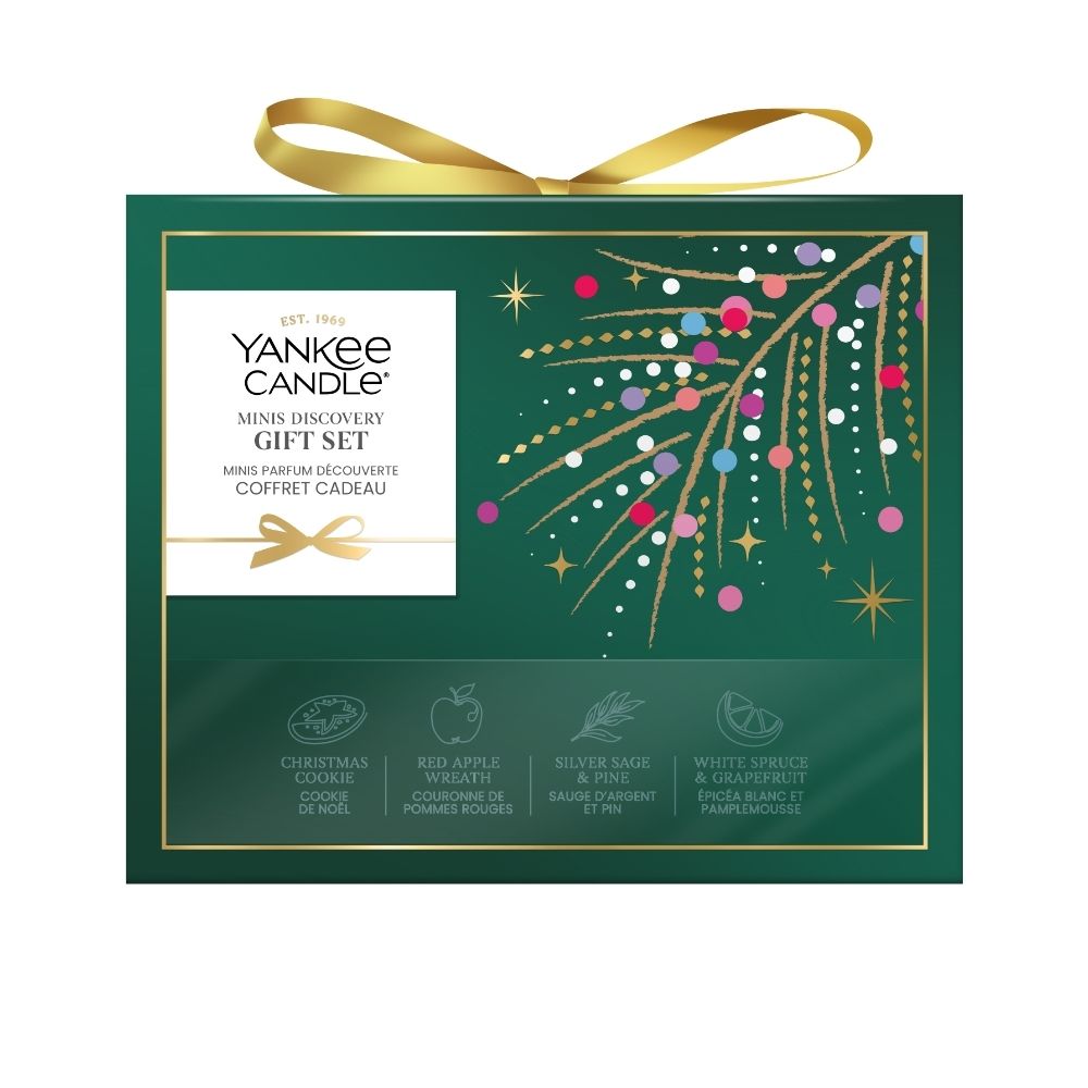 Coffret cadeau Yankee Candle Magical Christmas Moments avec bougie et diffuseur à bâtonnets (2 pièces)