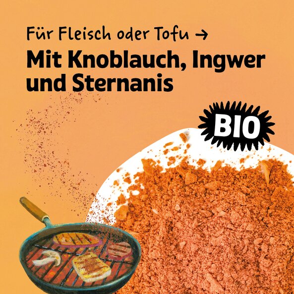 SONNENTOR Asian BBQ Gewürzmischung Bio (80g)