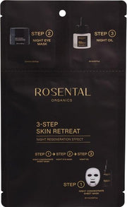 Rosental Organics 3-Step Night Skin Retreat Face Mask Set (24.5ml)