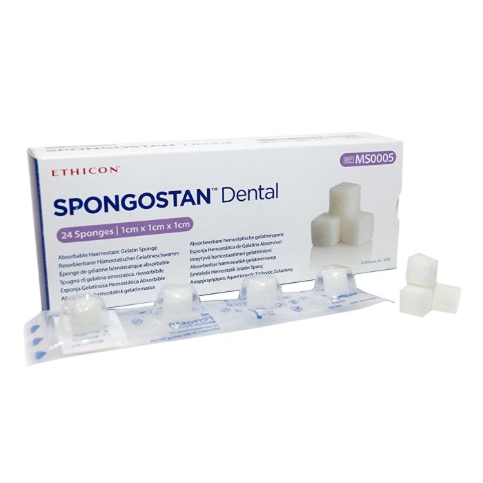 Spongostan Dental Gelatineschwamm 1 x 1 x 1cm (24 Stk)