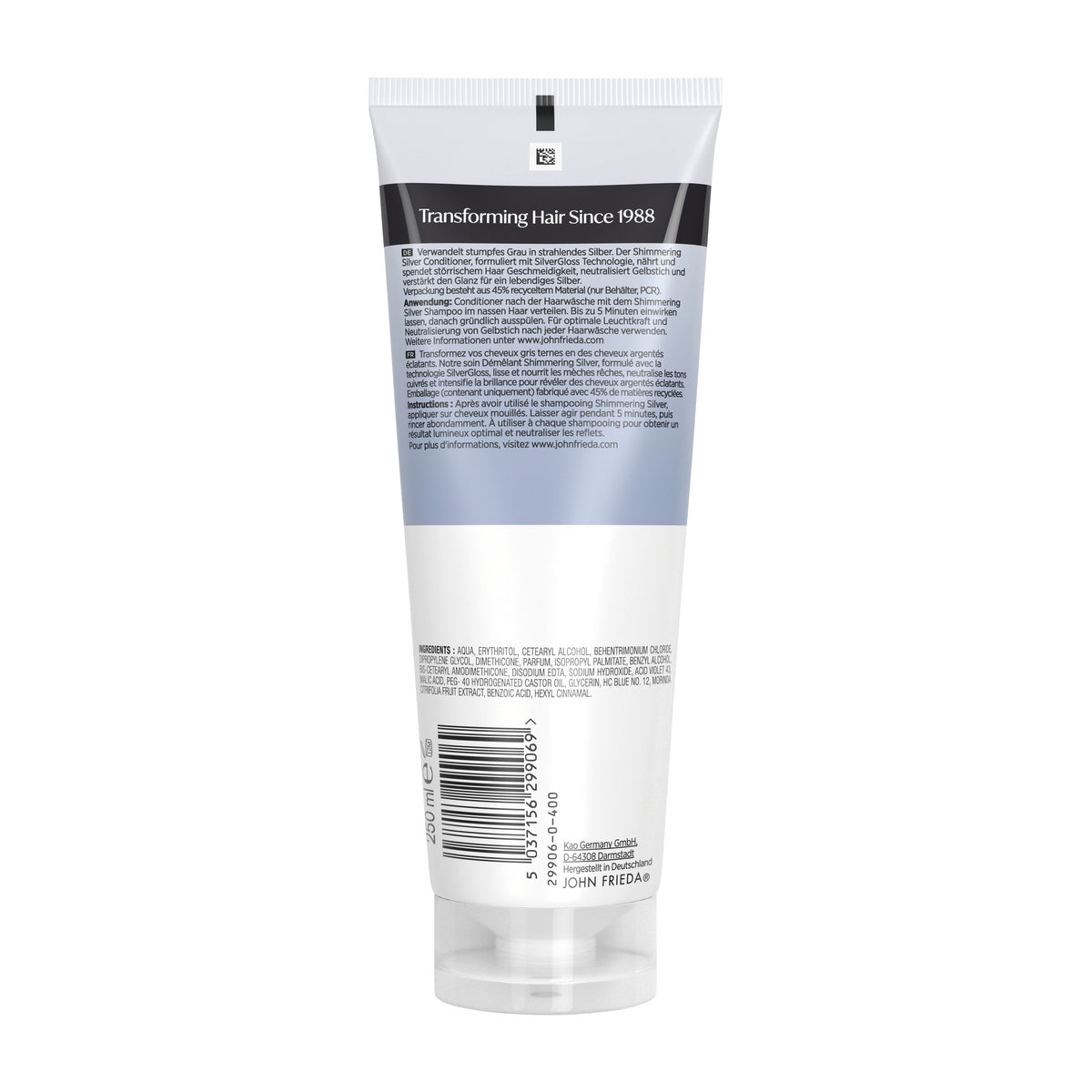 John Frieda Shimmering Silver Conditioner (250ml)
