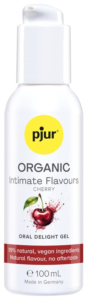 pjur ORGANIC Intimate Flavours Oral Delight Gel, Cherry (100ml)