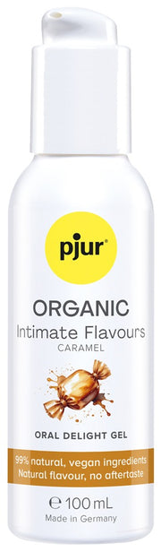 pjur ORGANIC Intimate Flavours Oral Delight Gel, Caramel (100ml)
