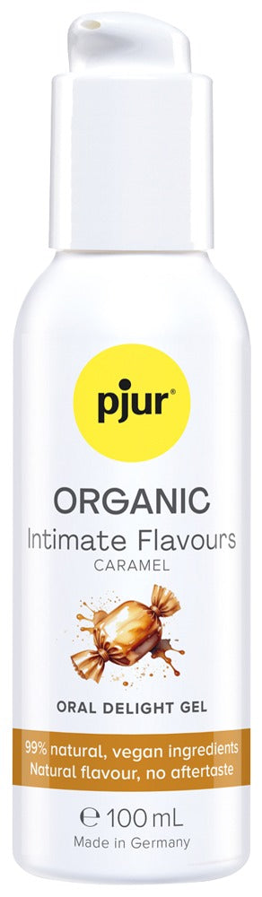 pjur ORGANIC Intimate Flavours Oral Delight Gel, Caramel (100ml)