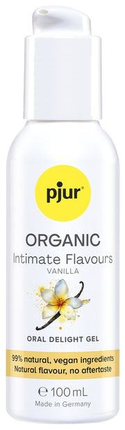 pjur ORGANIC Intimate Flavours Oral Delight Gel, Vanilla (100ml)