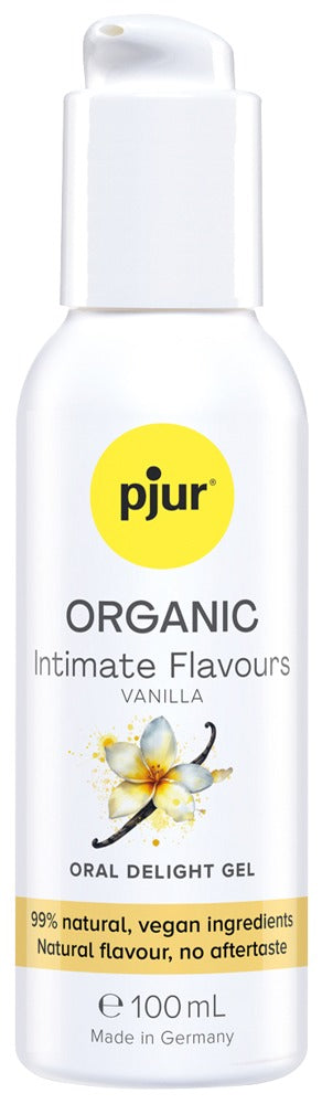 pjur ORGANIC Intimate Flavours Oral Delight Gel, Vanilla (100ml)