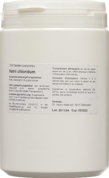 Welti Natriumchlorid Tabletten 1 g (1000 Stk)