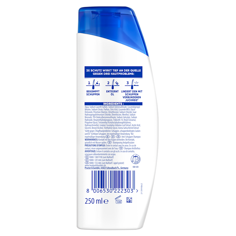 head shoulders Anti-Schuppen Shampoo juckende Kopfhaut (250ml)
