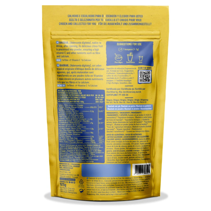 ISWARI Baobab Pulver Bio (125g)