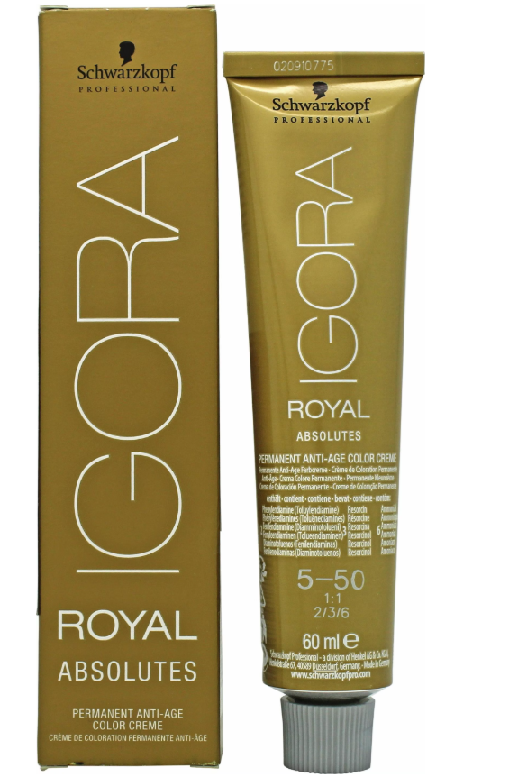 Schwarzkopf IGORA ROYAL Absolutes IGORA ROYAL Absolutes 5-50 Hellbraun Gold Natur (60ml)