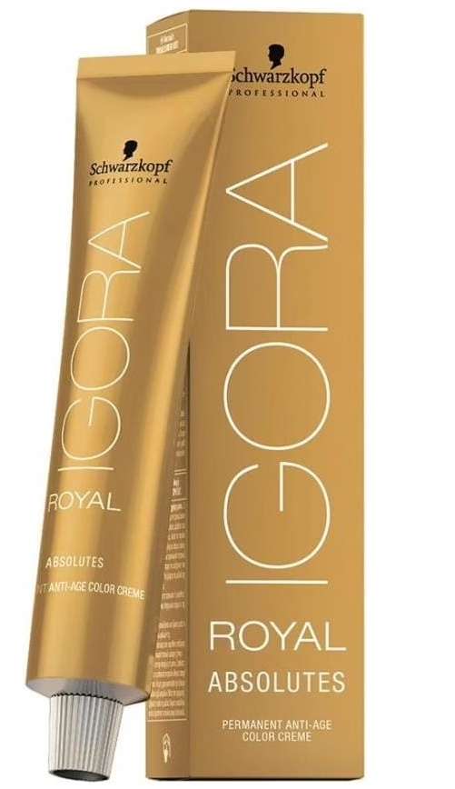Schwarzkopf IGORA ROYAL Absolutes 7-140 Mittelblond Cendré Beige Natur (60ml)