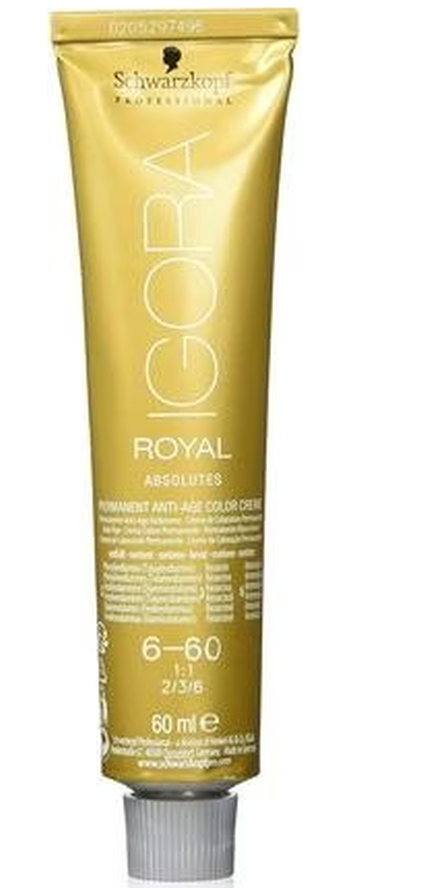 Schwarzkopf IGORA ROYAL Absolutes 6-60 Dunkelblond Schoko Natur (60ml)