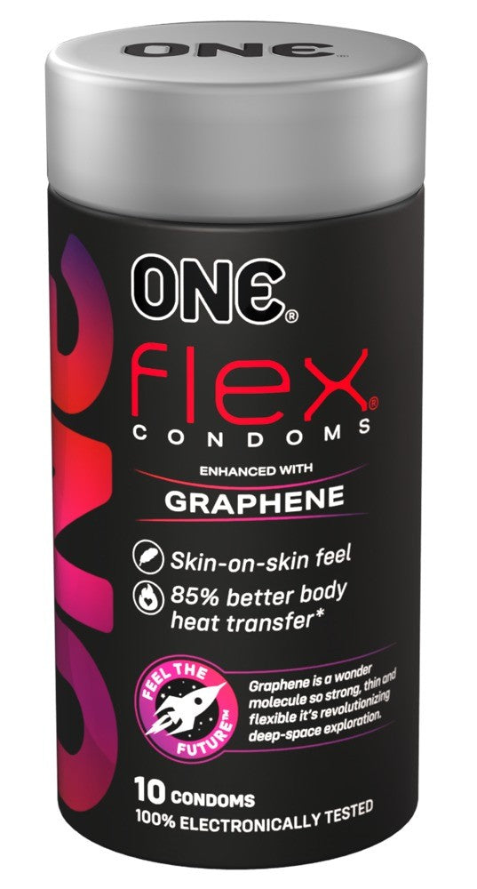 ONE Flex ultradünne Kondome mit Graphen (10 Stk)