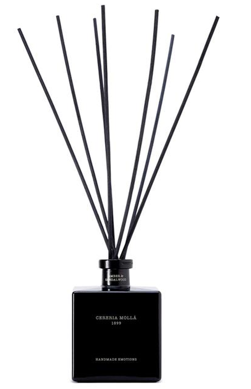 Cereria Mollá Diffuser mit Duftstäbchen Amber & Sandalwood (500ml)