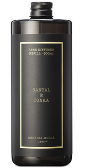 Cereria Mollá Diffuser Refill Santal & Tonka (500ml)