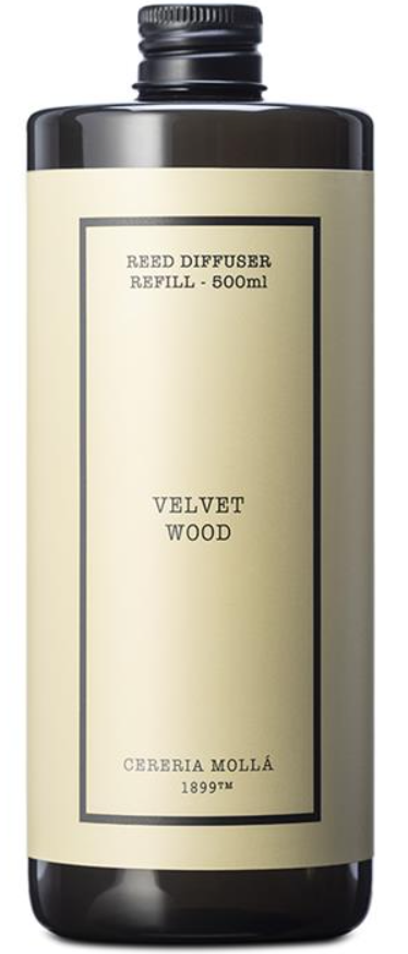 Cereria Mollá Diffuser Refill Velvet Wood (500ml)