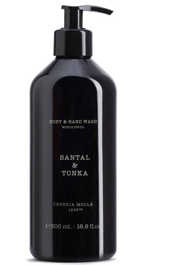 Cereria Mollá Körper- und Handseife Santal & Tonka (500ml)