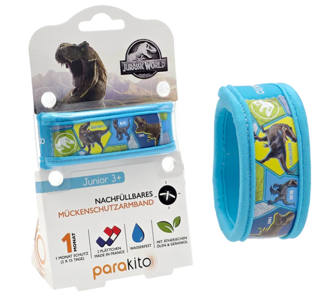 PARAKITO Mückenarmband - JUNIOR Universal Jurassic World, blau (1 Stk)