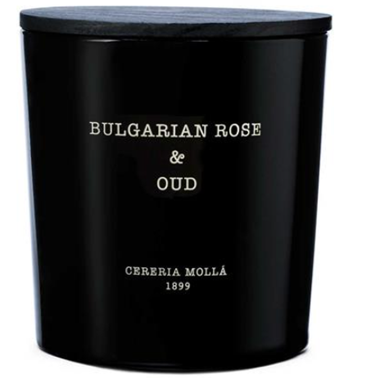 Cereria Mollá Premium Candle XL Bulgarian Rose & Oud 3-Docht-Duftkerze (600g)