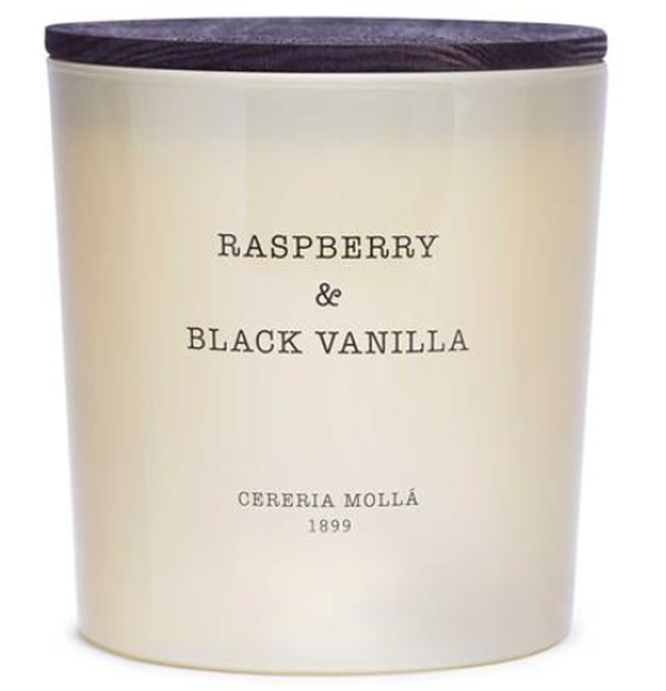 Cereria Mollá Premium Candle XL Raspberry & Black Vanilla 3-Docht-Duftkerze (600g)