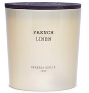 Cereria Mollá Premium Candle XL French Linen 3-Docht-Duftkerze (600g)
