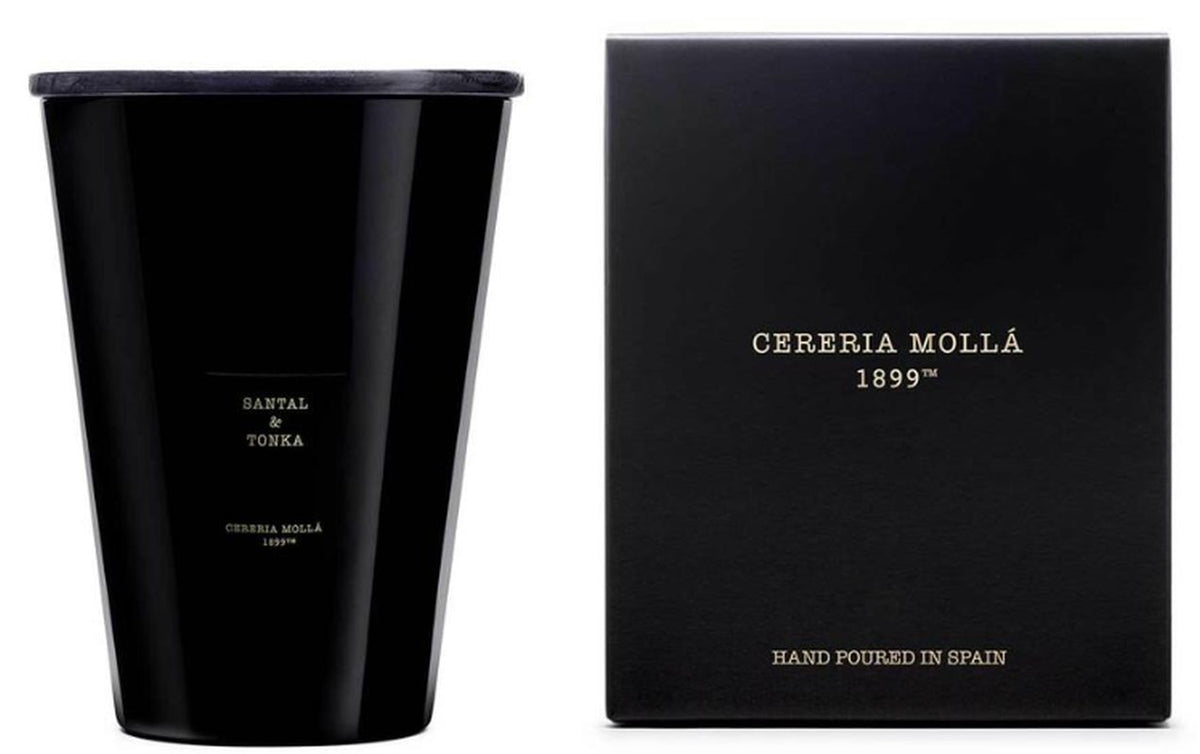 Cereria Mollá Premium Candle XXL Santal & Tonka 4-Docht-Duftkerze (3.5kg)