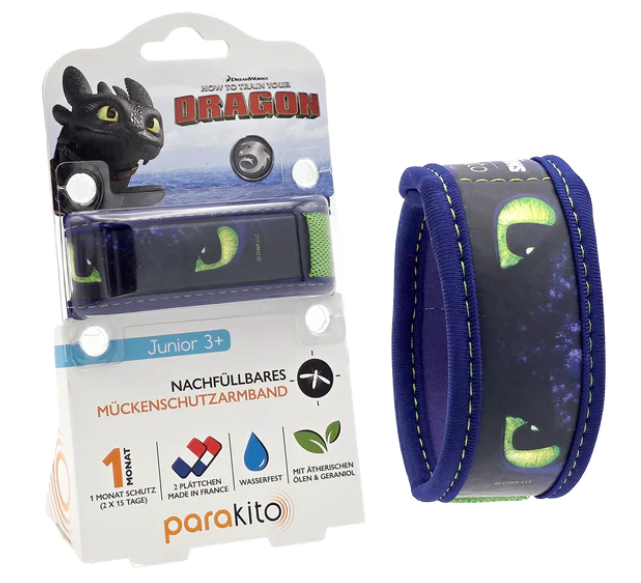 PARAKITO Mückenarmband - JUNIOR Universal Dragons Kopf (1 Stk)