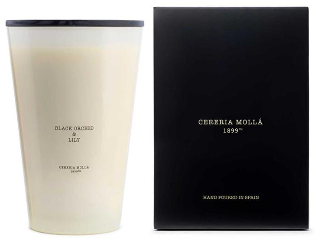 Cereria Mollá Premium Candle 3XL Black Orchid & Lily 7-Docht-Duftkerze (7kg)