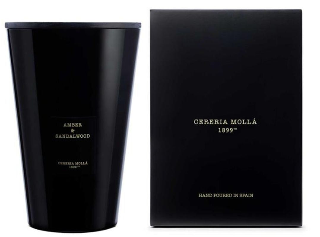 Cereria Mollá Premium Candle 3XL Amber & Sandalwood 7-Docht-Duftkerze (7kg)