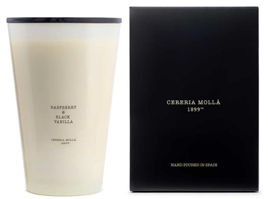 Cereria Mollá Premium Candle 3XL Raspberry & Black Vanilla 7-Docht-Duftkerze (7kg)