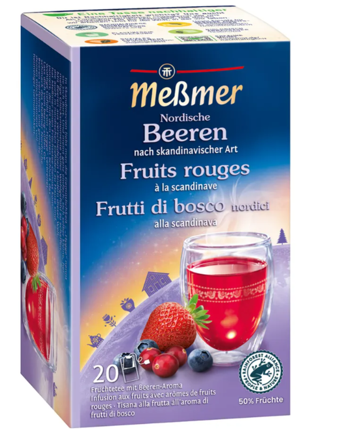 Messmer Früchtetee Nordische Beeren (20 Beutel)
