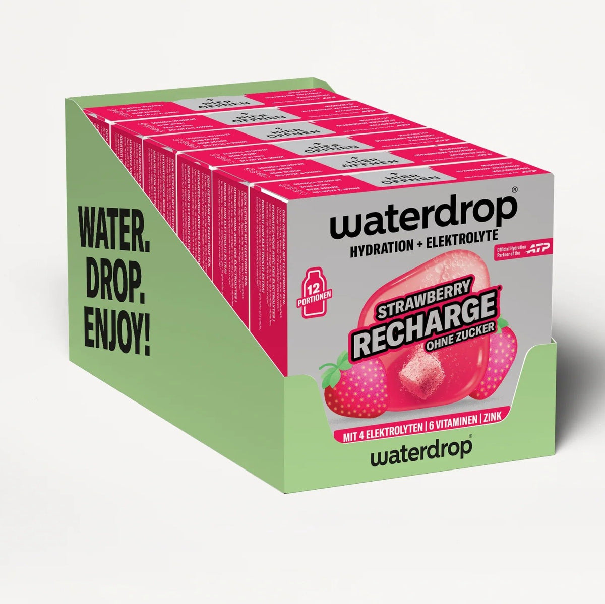 waterdrop Microlyte Strawberry Recharge (6x12 Stk)